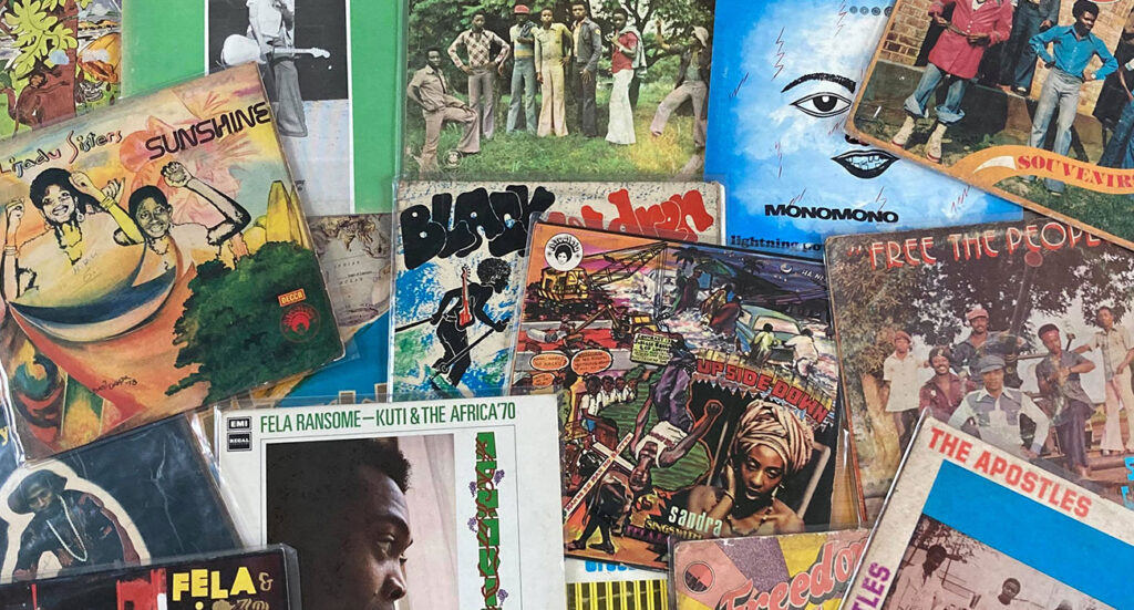 John Stapleton's African record collection